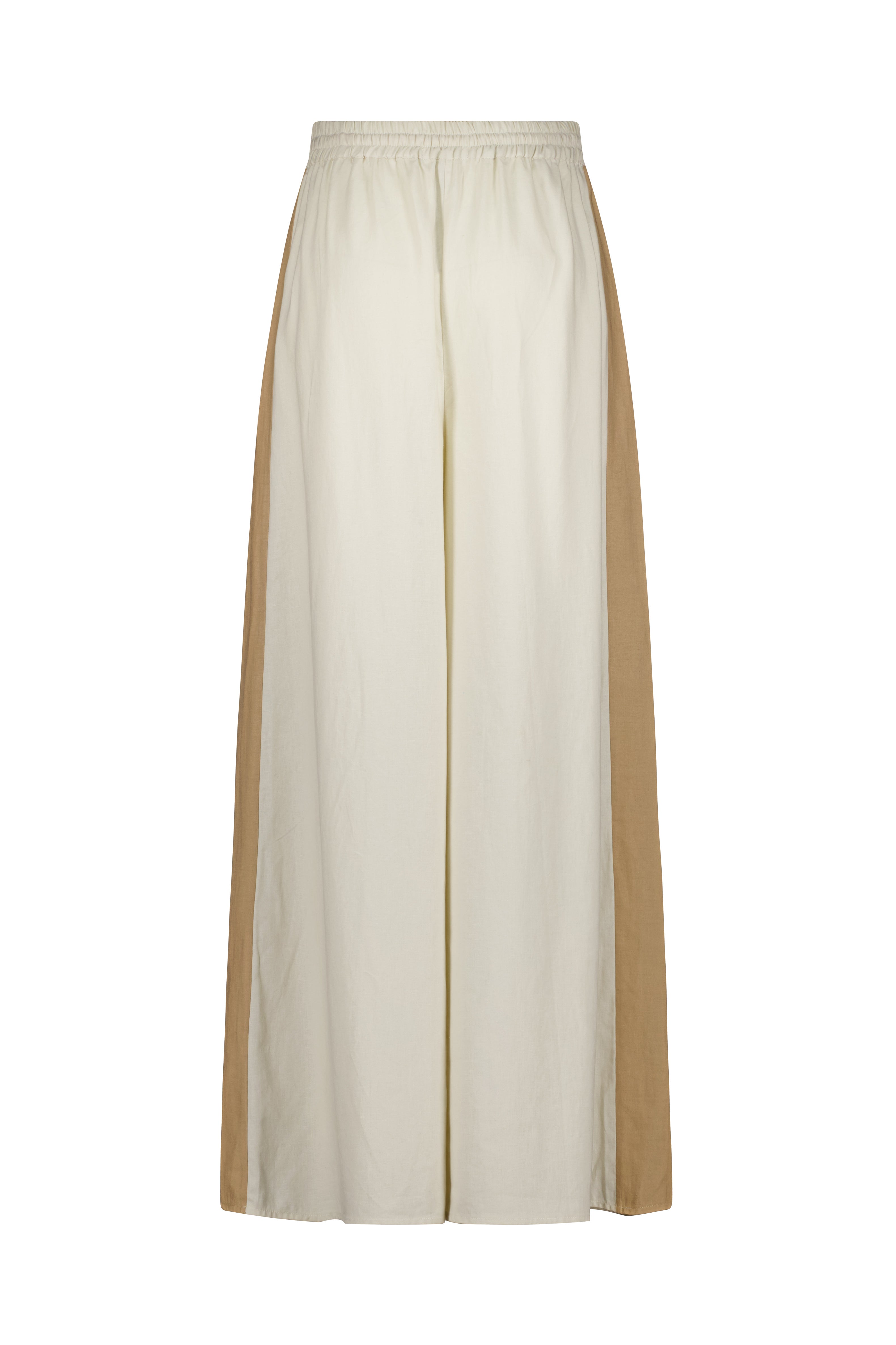 Luxe Tux Wide Leg Palazzo Pant Cream