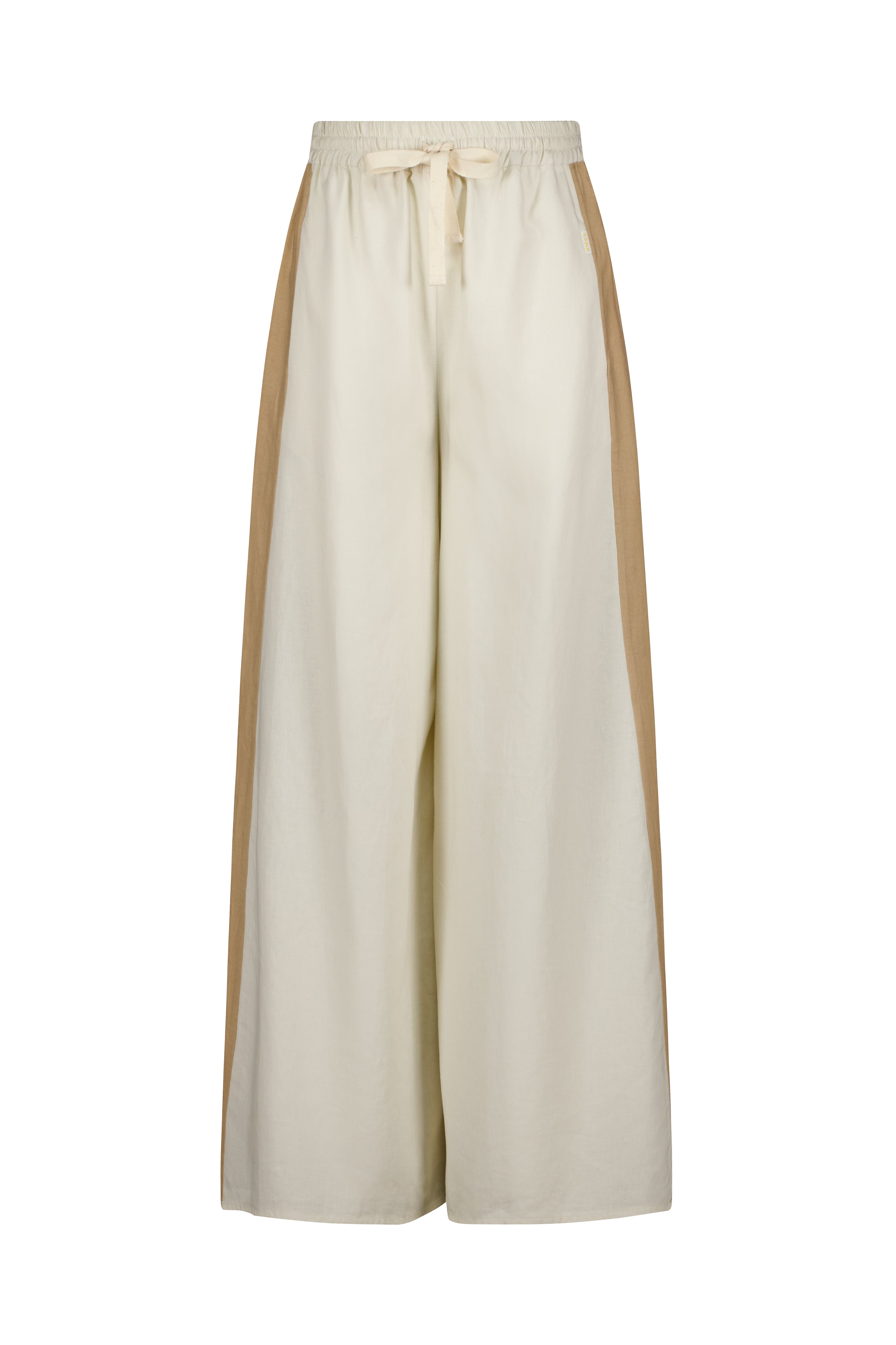 Luxe Tux Wide Leg Palazzo Pant Cream – Hand On My Heart