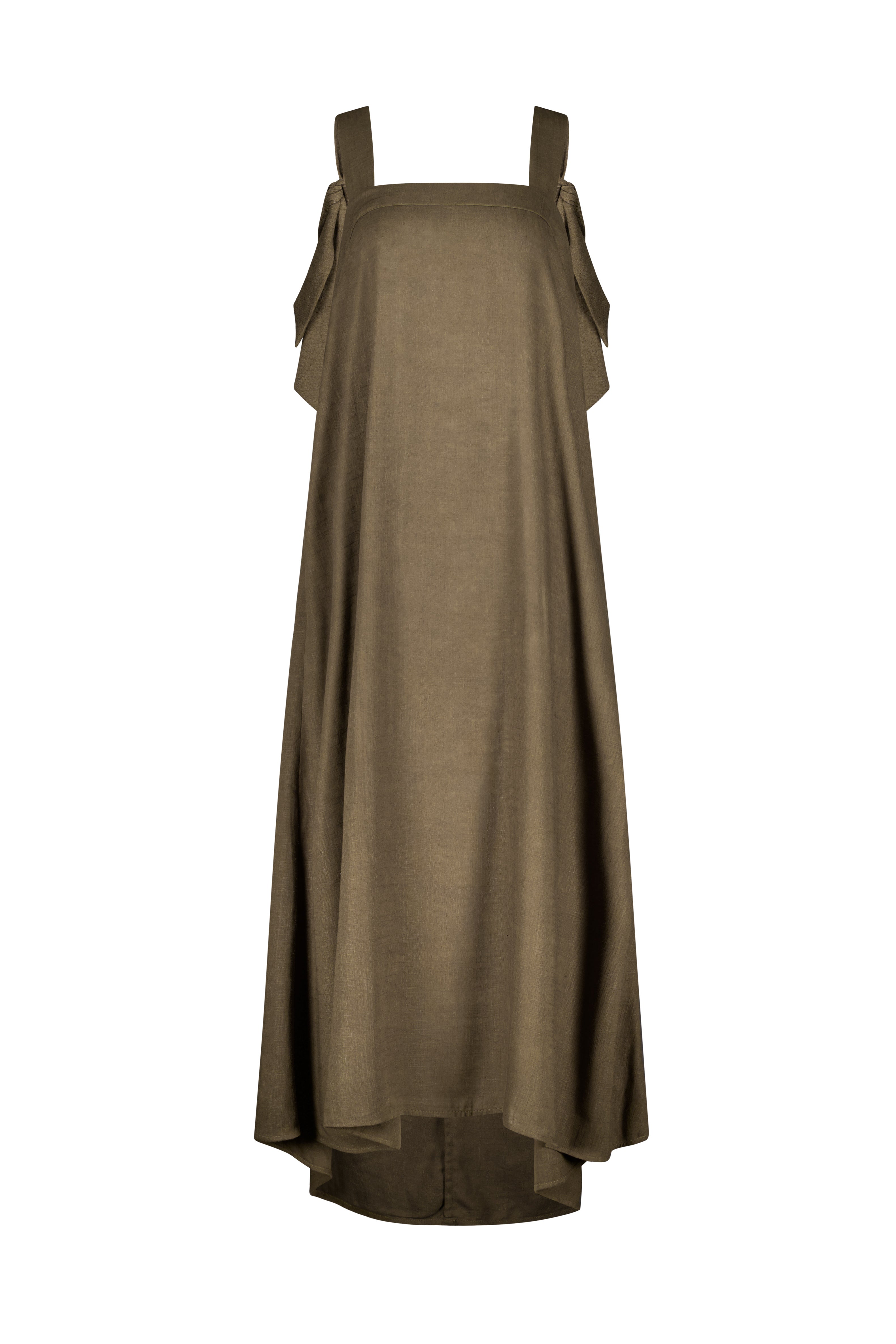 Rapture Dress Olive Linen