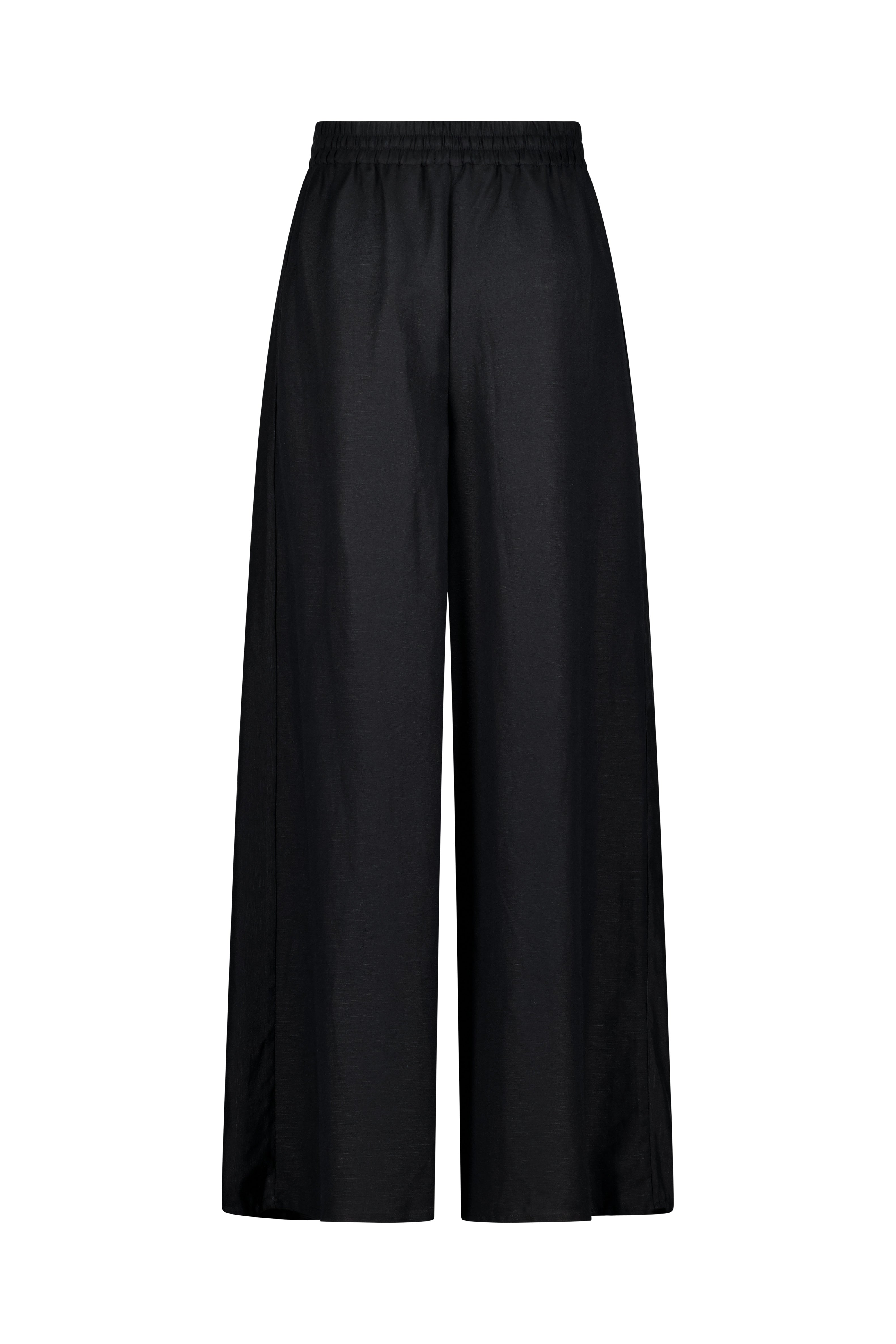 CROP Resort Wide Leg Palazzo Pant Black