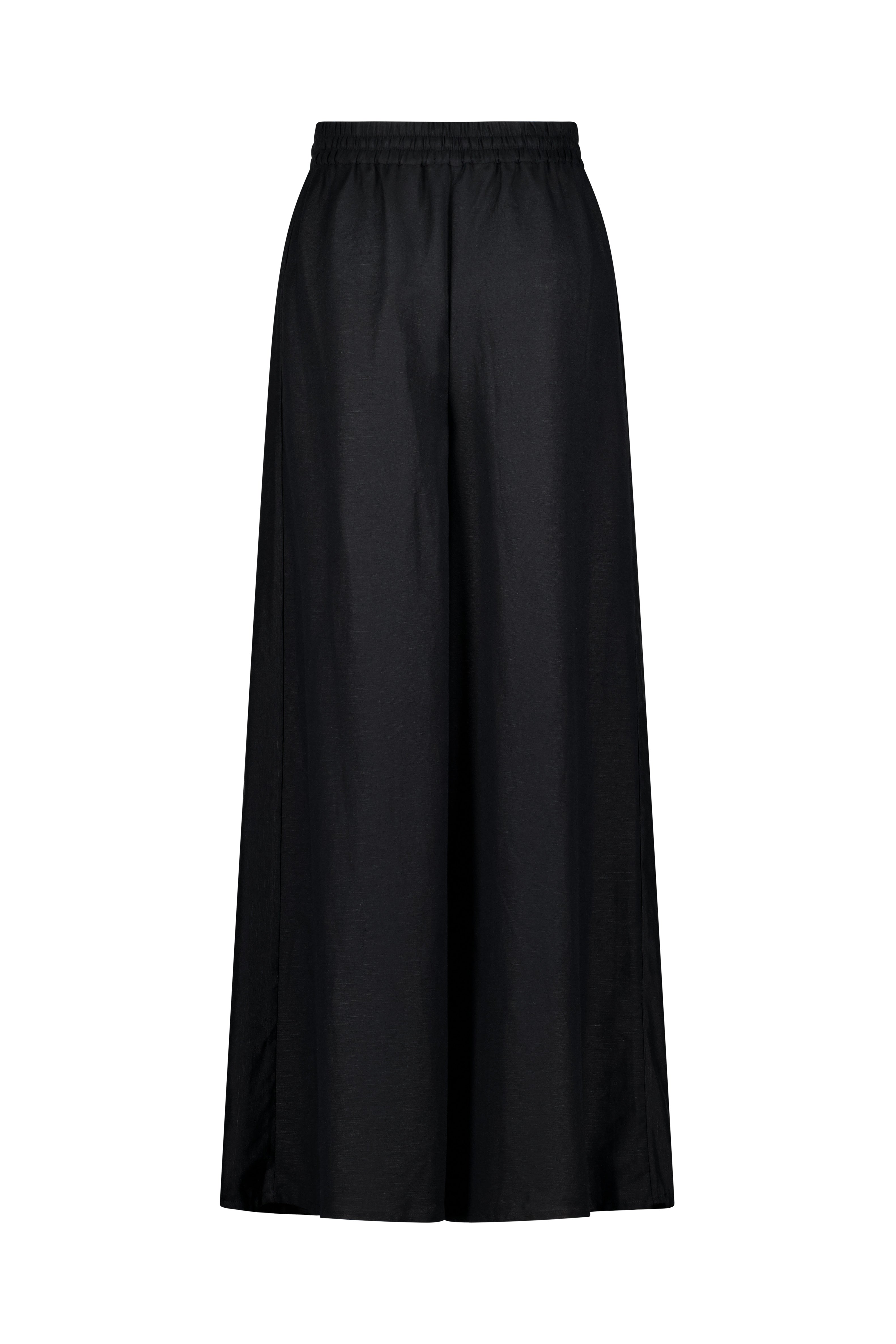 Resort Wide Leg Palazzo Pant Black