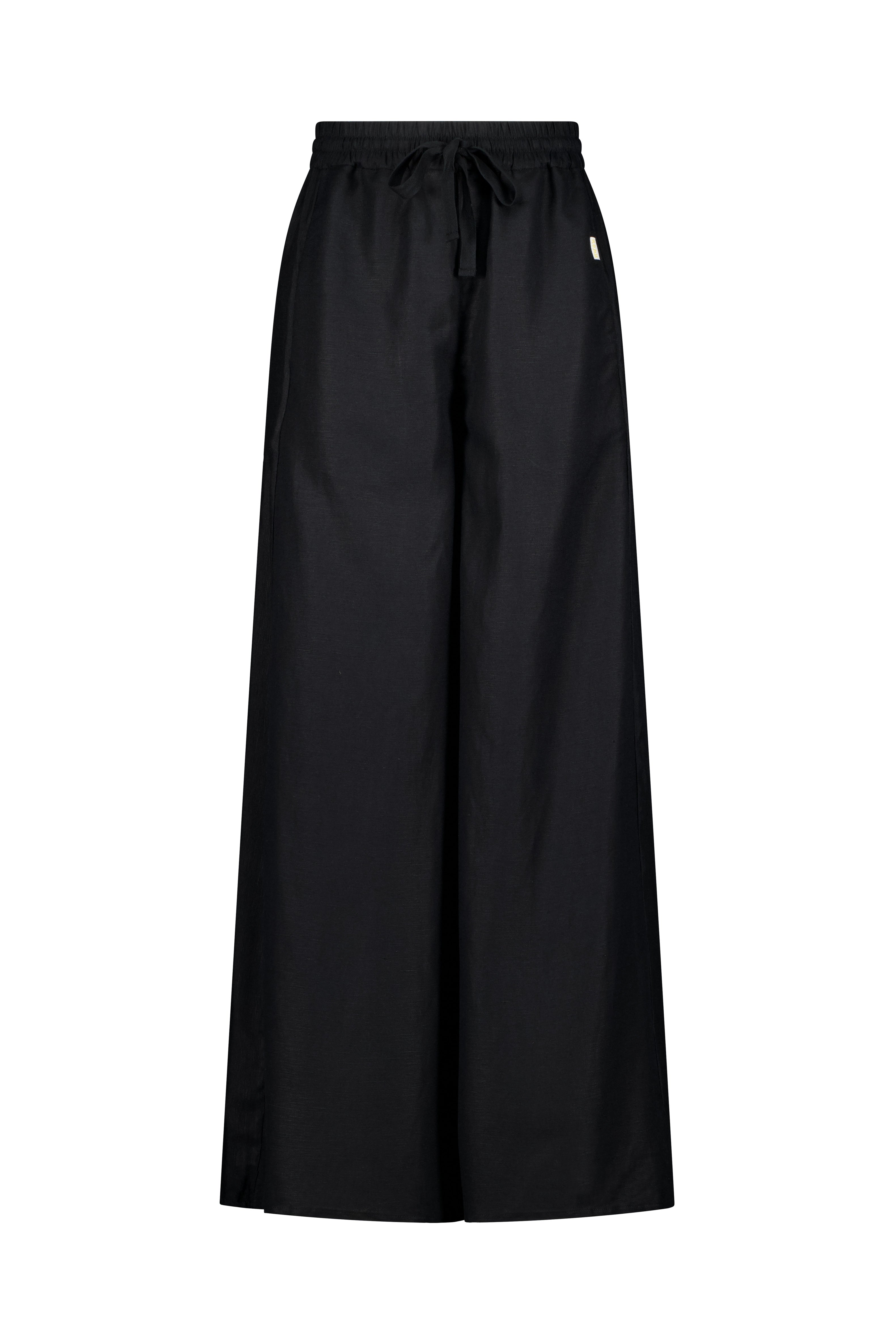 Resort Wide Leg Palazzo Pant Black