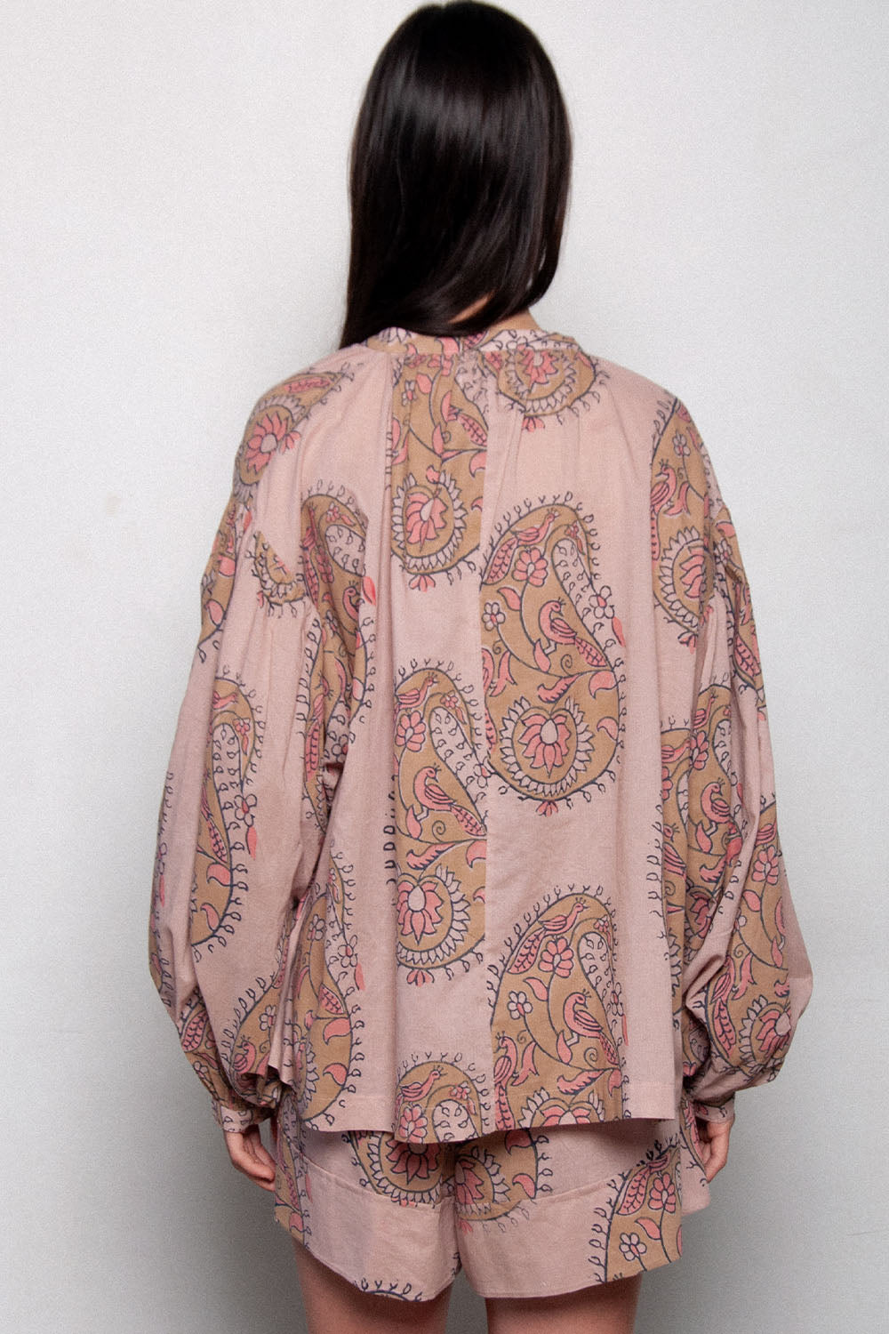 Birdie Paisley Organic Cotton Blouse