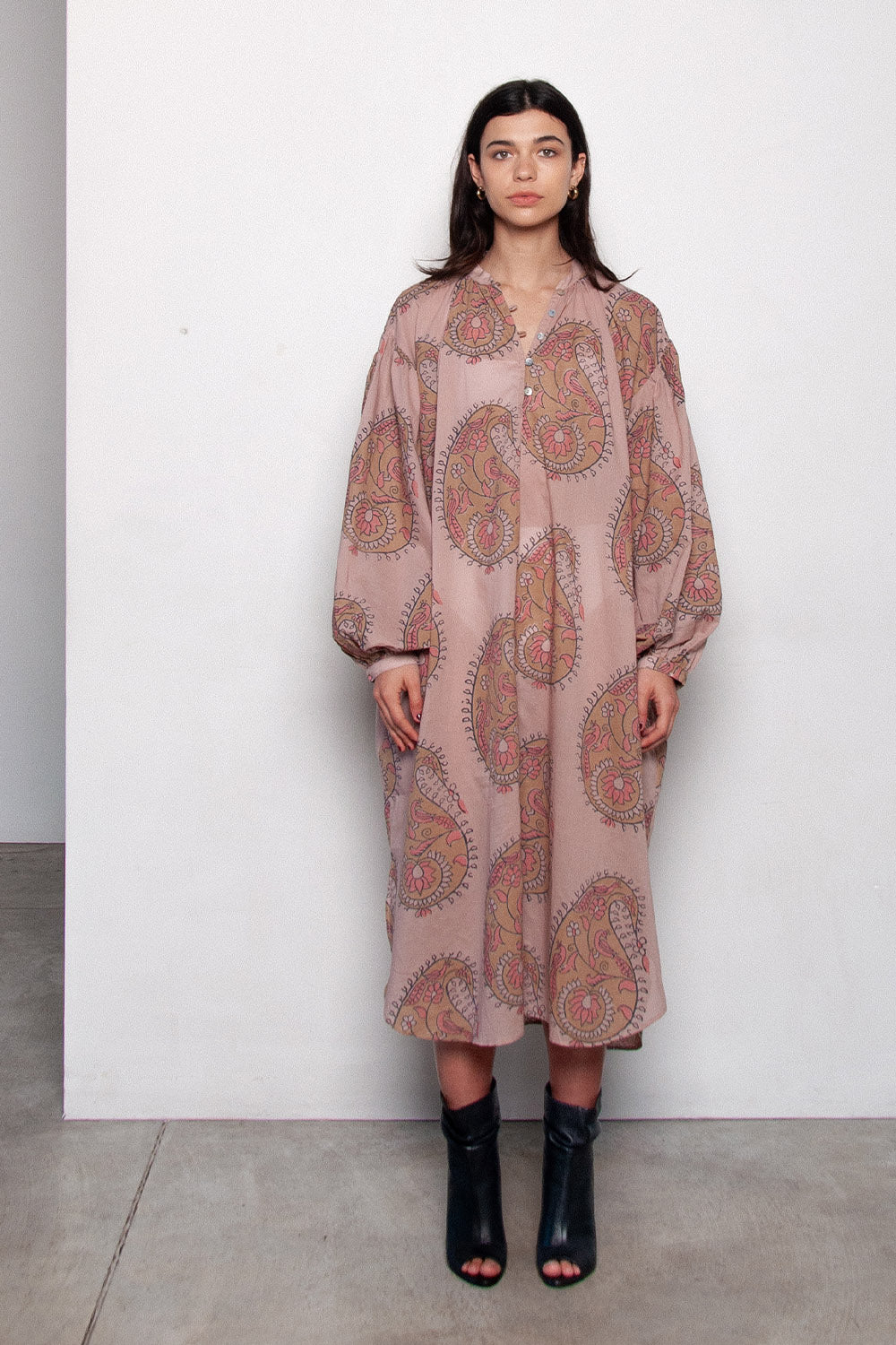 Birdie Paisley Organic Cotton Dress