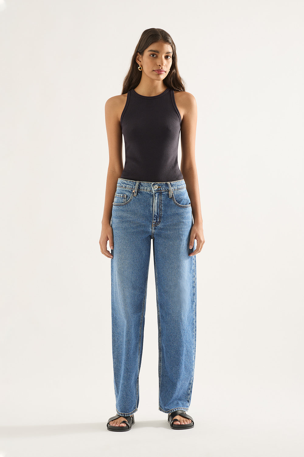 Avril Slouchy Wide Leg Jean