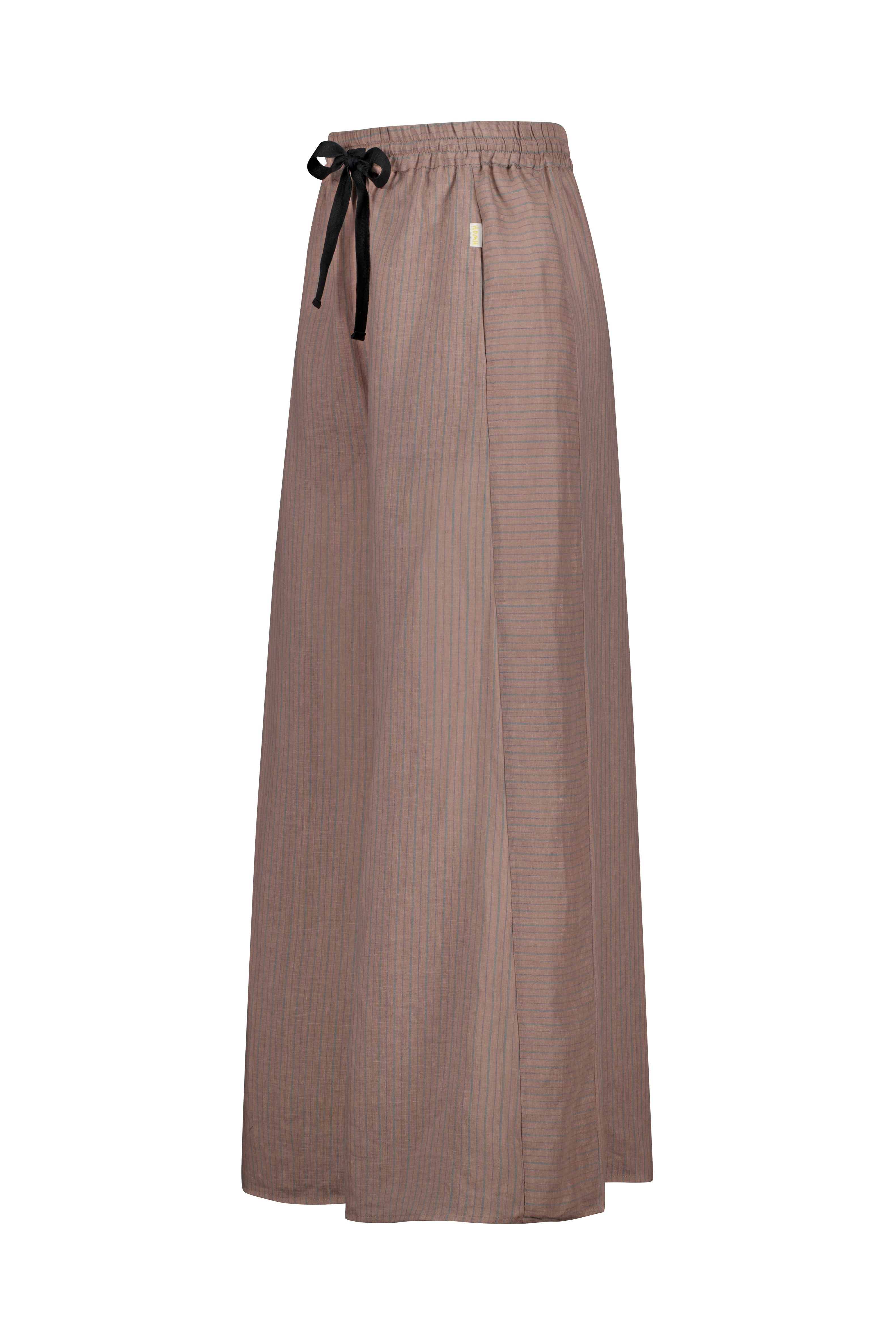 Resort Wide Leg Palazzo Pant Pink Stripe