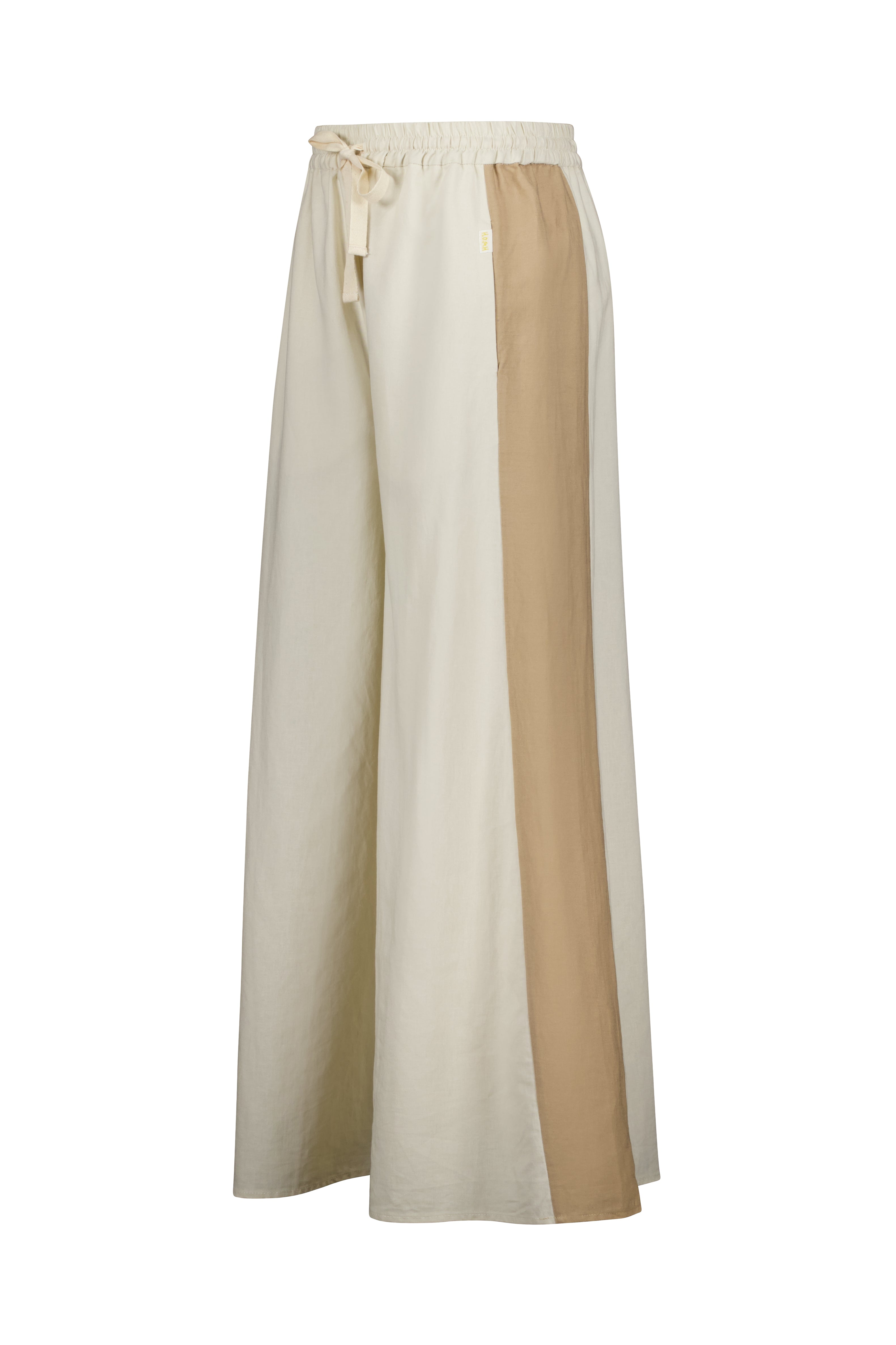 Luxe Tux Wide Leg Palazzo Pant Cream