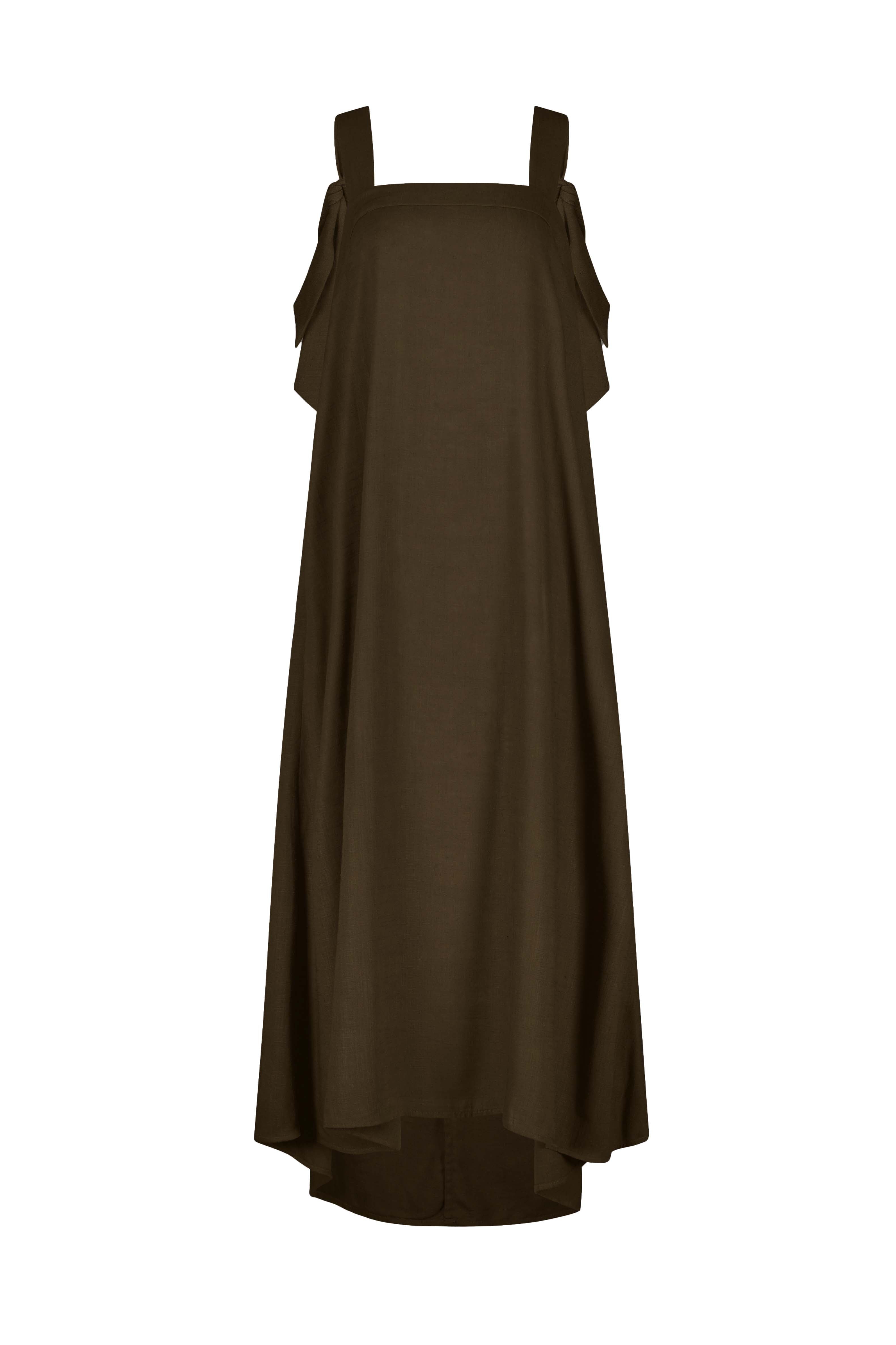 Black Rapture Linen Dress