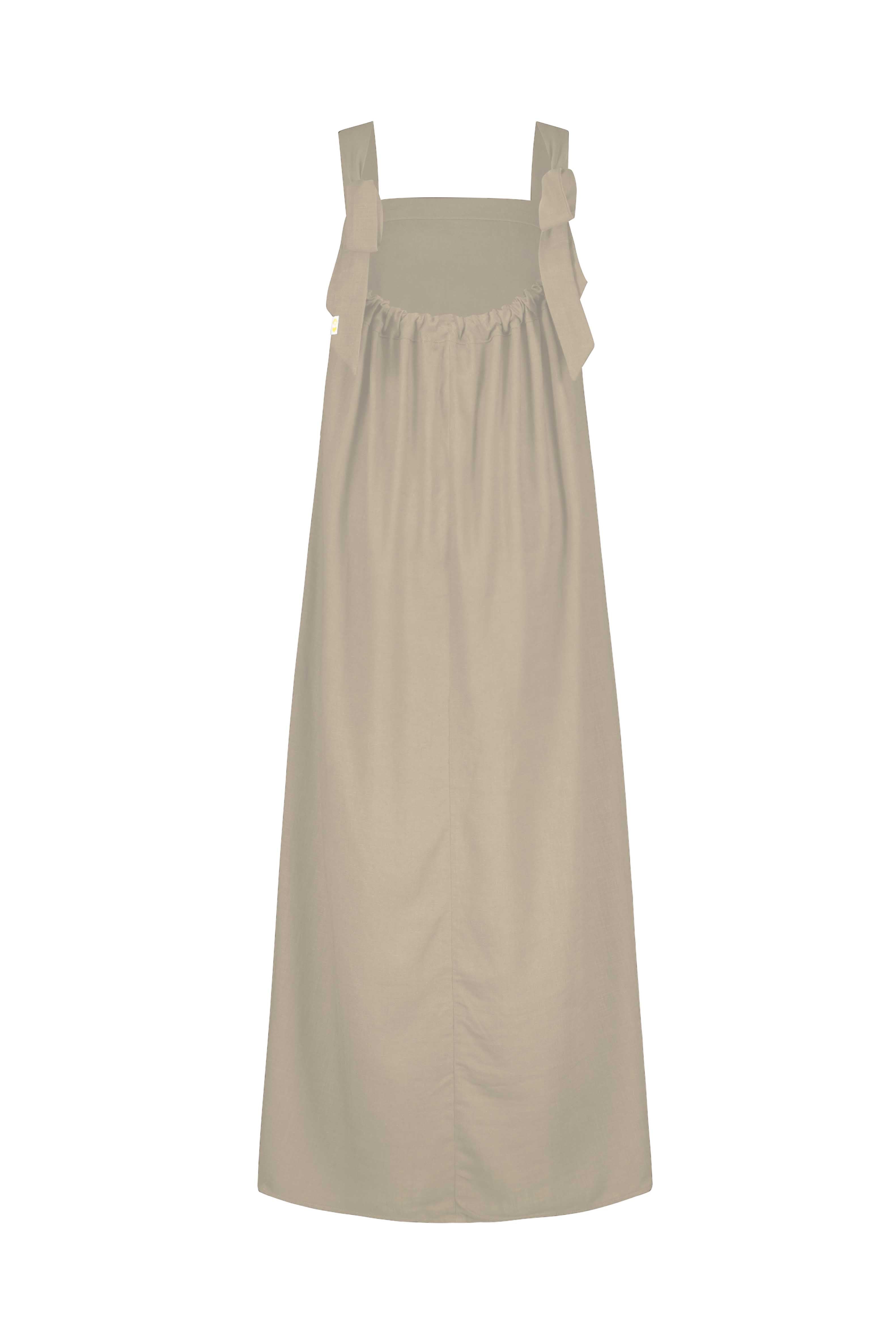 Cream Rapture Linen Dress