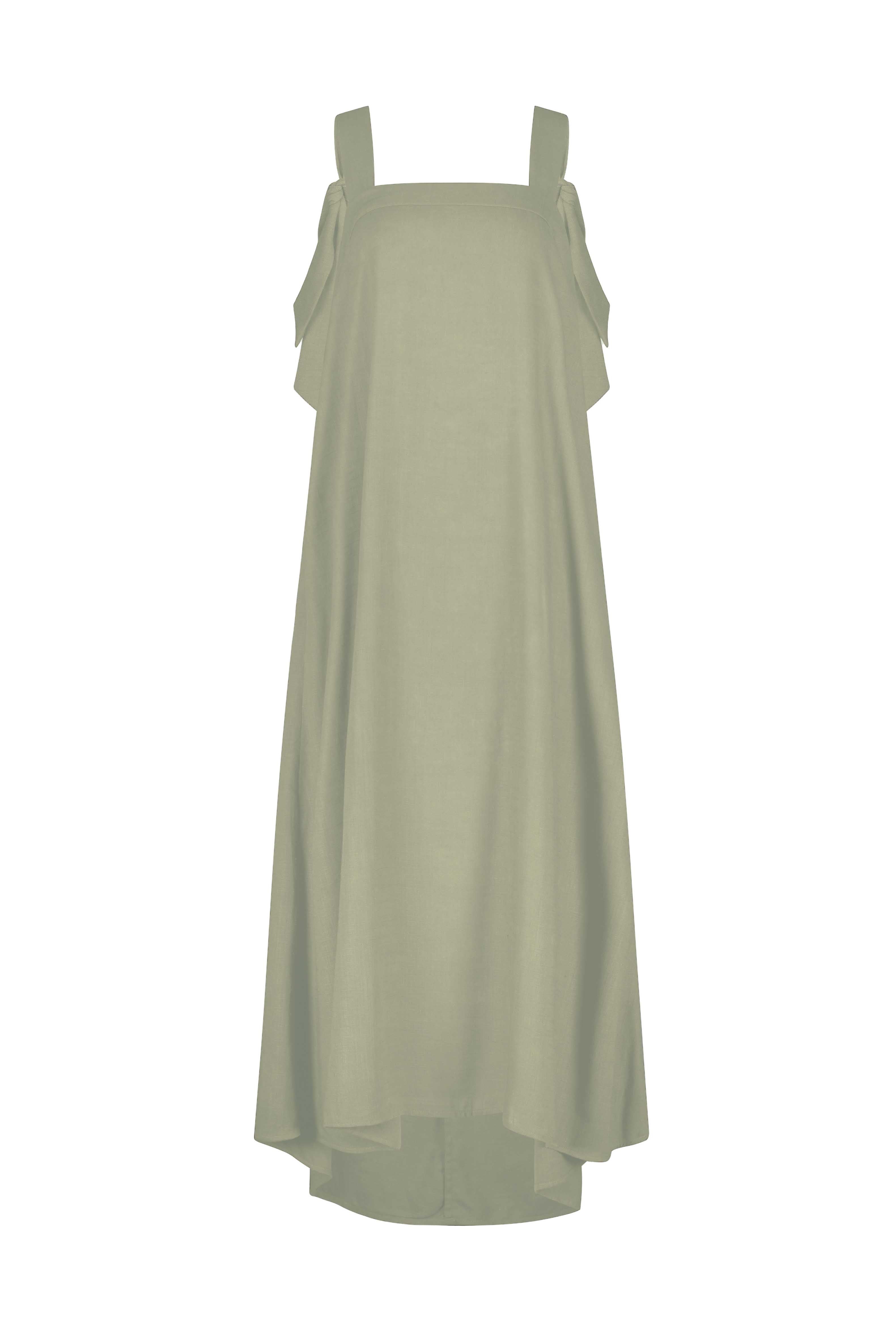 Mint Rapture Linen Dress