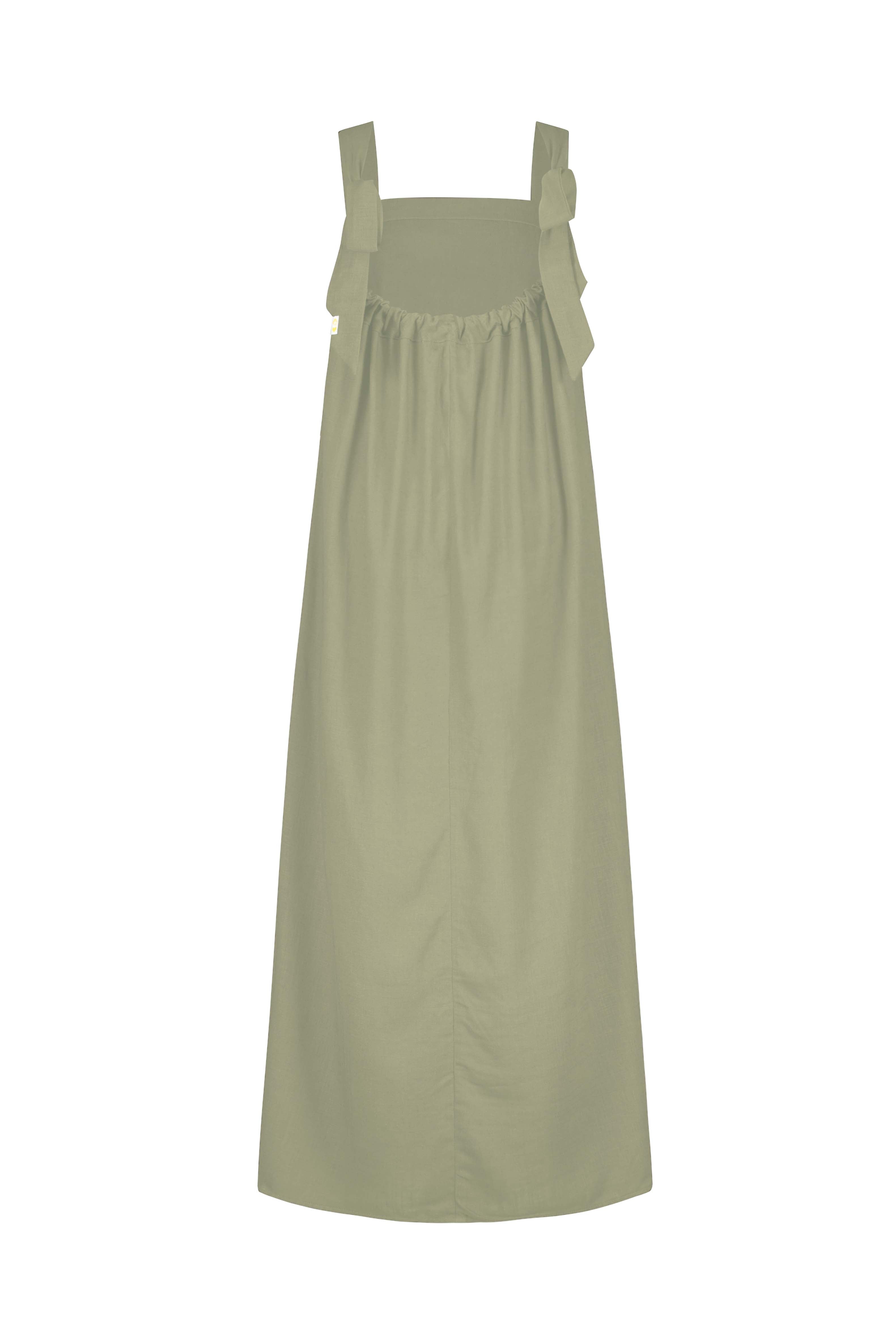 Mint Rapture Linen Dress